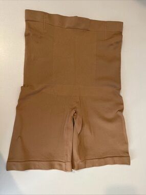 Shapermint High Waisted Body Shaper Shorts Tummy Control Shapewear Tan Plus 3x